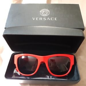Beautiful Red Versace Sunglasses